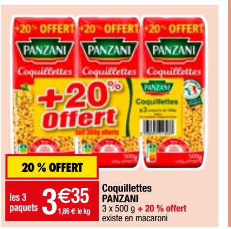 Coquillettes Panzani