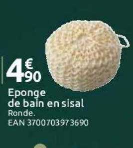 éponge de bain en sisal