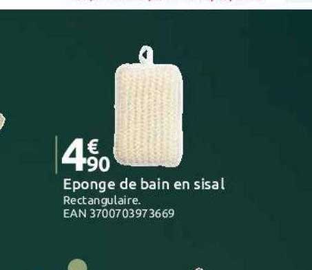 éponge de bain en sisal