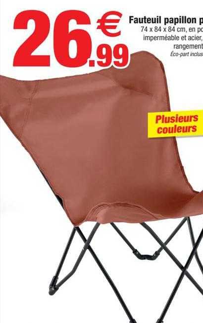 Fauteuil Papillon Pliant