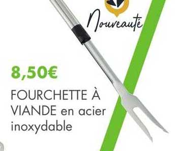 fourchette à viande en acier inoxydable