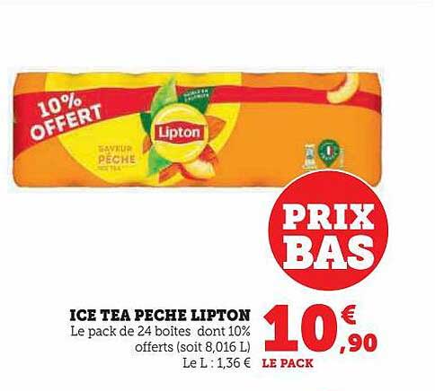 Ice Tea Pêche Lipton
