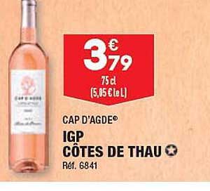 igp côtes de thau cap d'agde