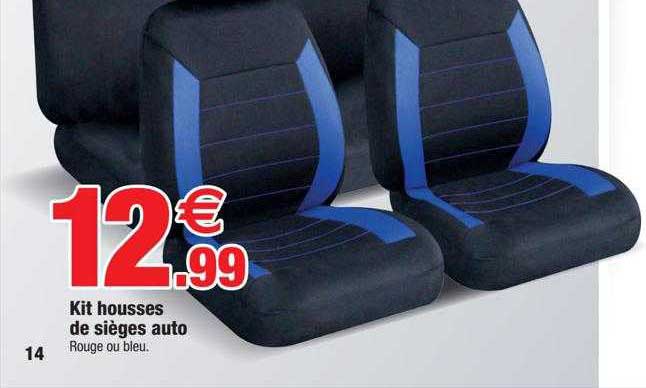 kit housses de sièges auto