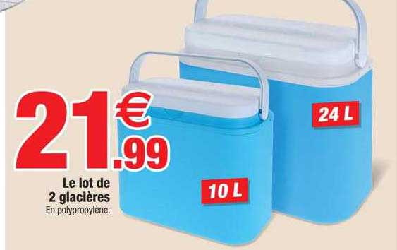 Le Lot De 2 Glacières