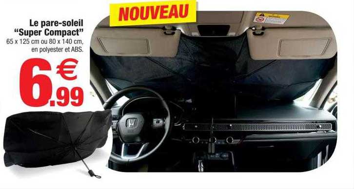 le pare-soleil "super compact"