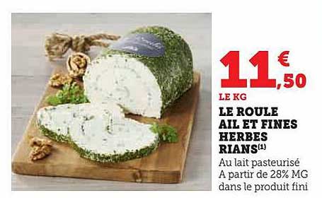 Le Roulé Ail Et Fines Herbes Rians