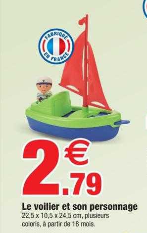 le voilier et son personnage