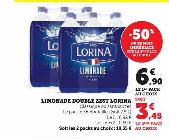 limonade double zest lorina