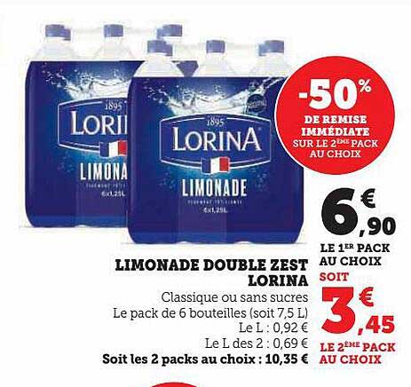 limonade double zest lorina