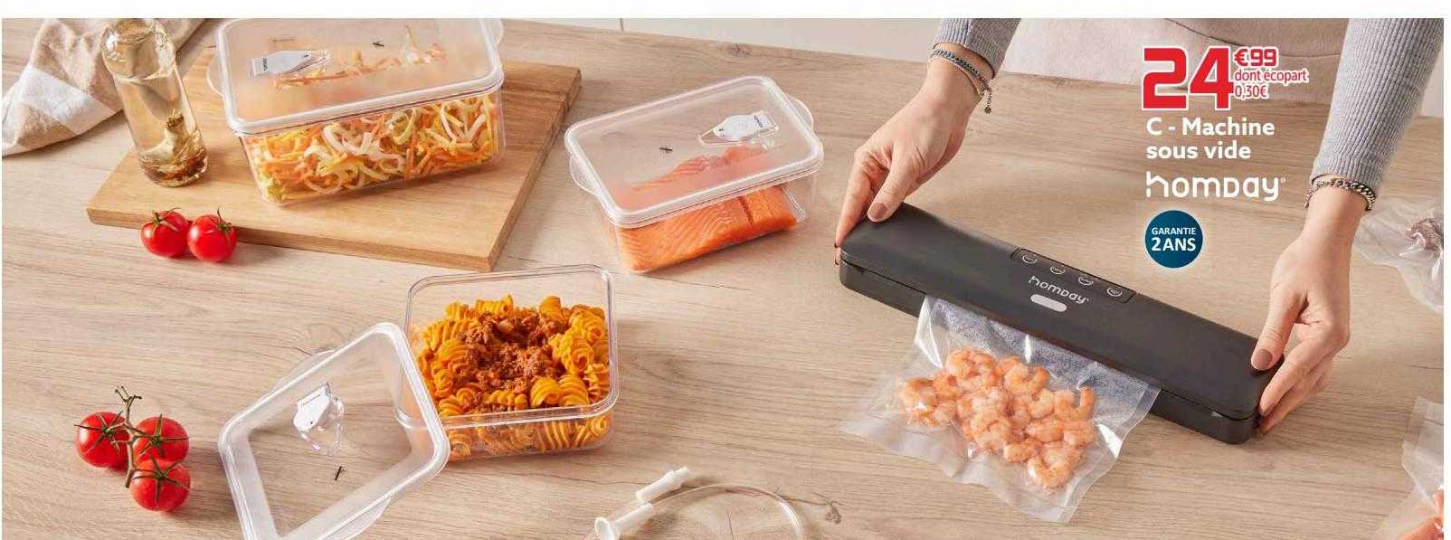 machine sous vide homday