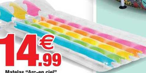 matelas "arc-en-ciel"