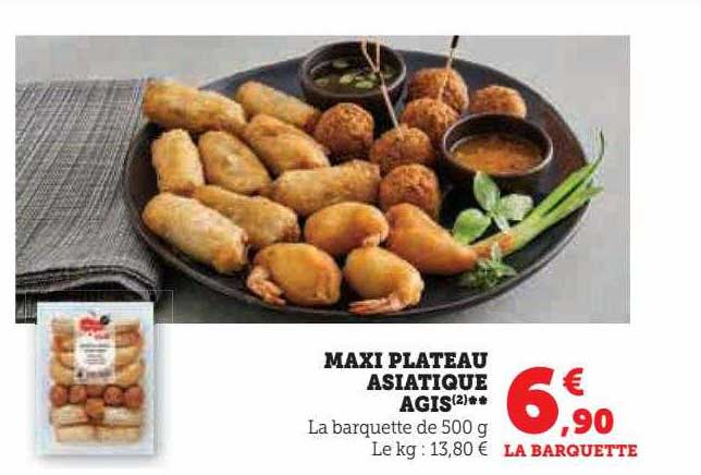 maxi plateau asiatique agis