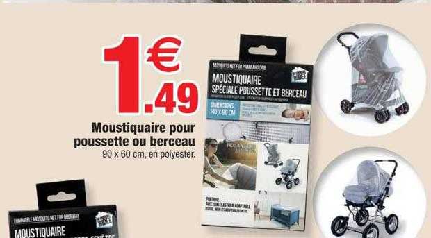 moustiquaire pour poussette ou berceau