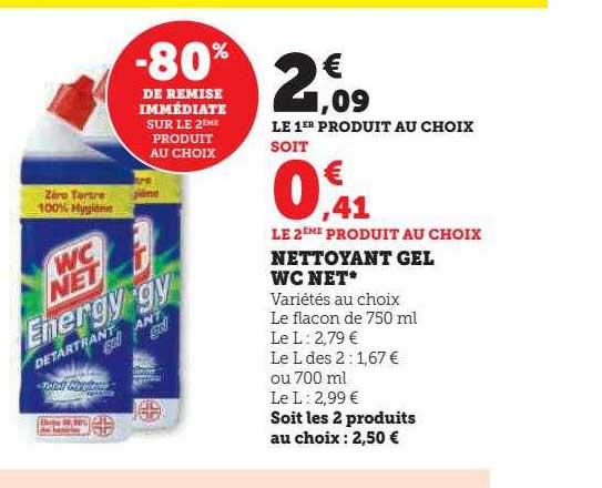 Nettoyant Gel Wc Net