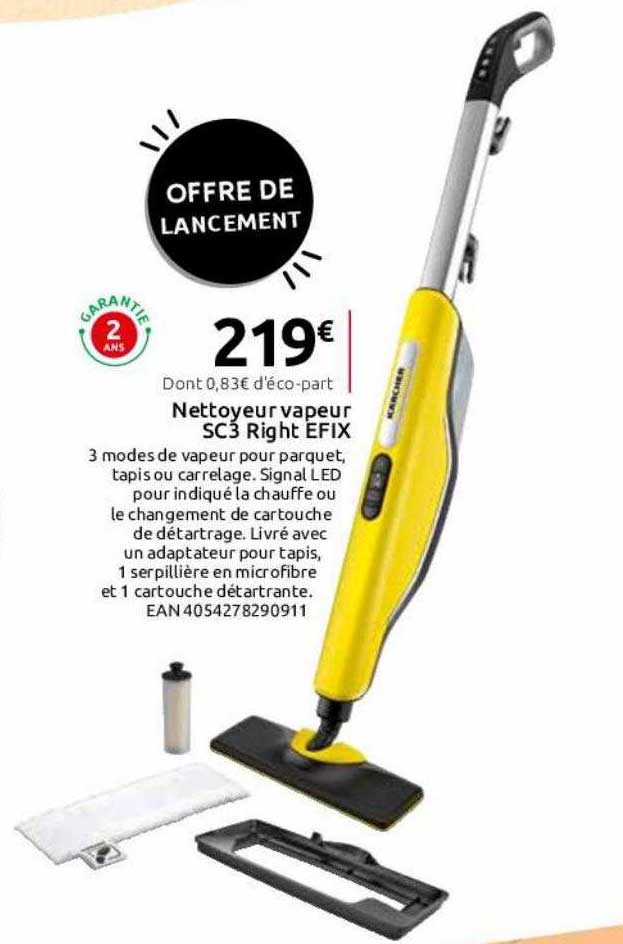 nettoyeur vapeur sc3 right efix kärcher