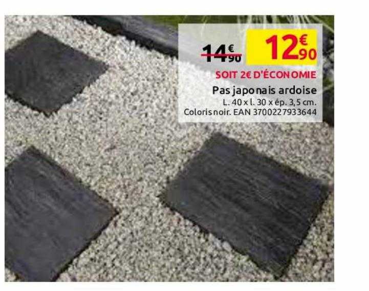 pas japonais ardoise