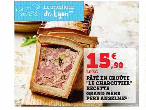 pâté en croûte "le charcutier" recette grand mère père anselme