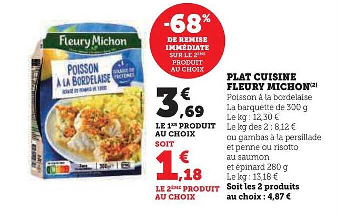 plat cuisiné fleury michon