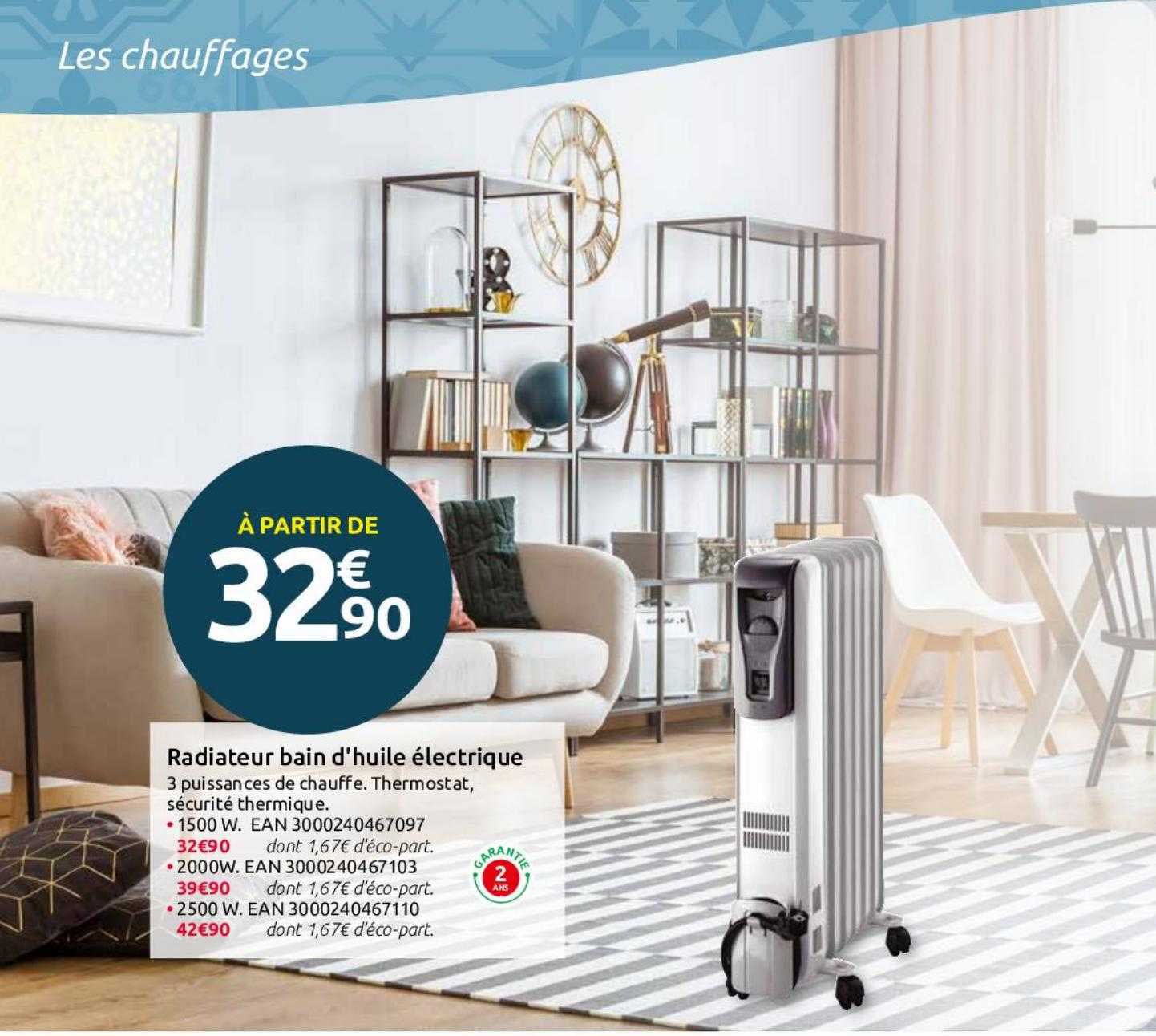 Radiateur Bain D'huile électrique