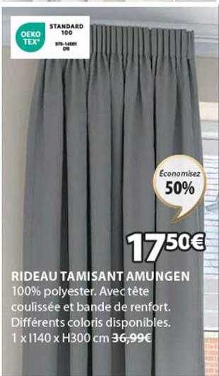 Rideau Tamisant Amungen