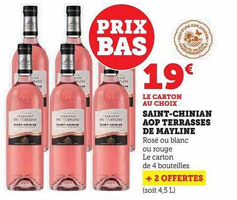 saint-chinian aop terrasses de mayline