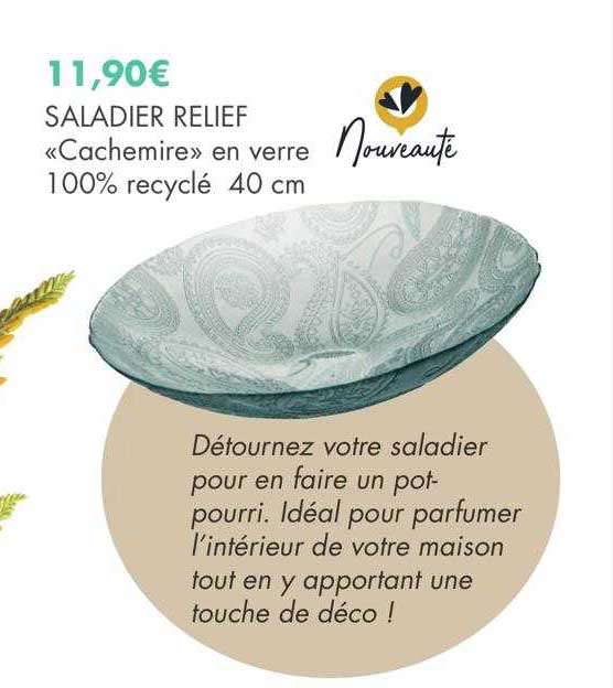 saladier relief «cachemire»