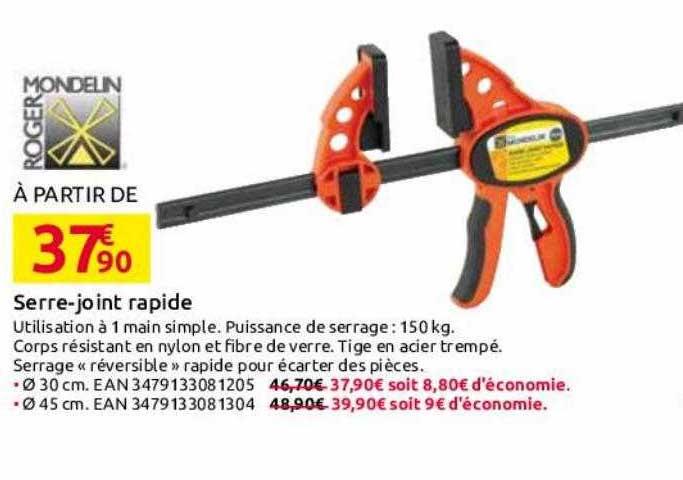 serre-joint rapide