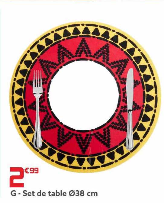 set de table ø38 cm