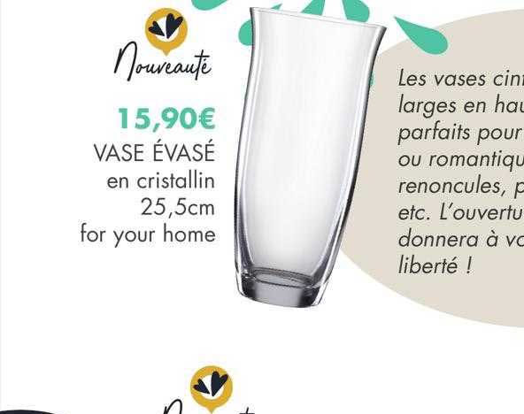 vase évasé
