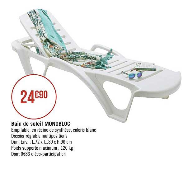 Bain De Soleil Monobloc