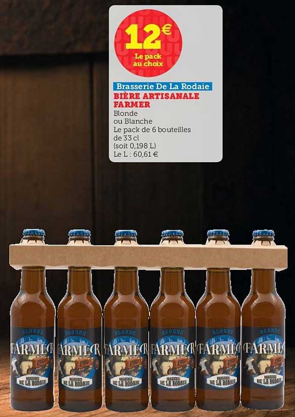 bière artisanale farmer brasserie de la rodaie