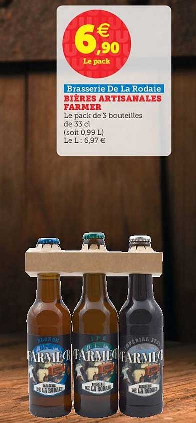 bières artisanales farmer brasserie de la rodaie
