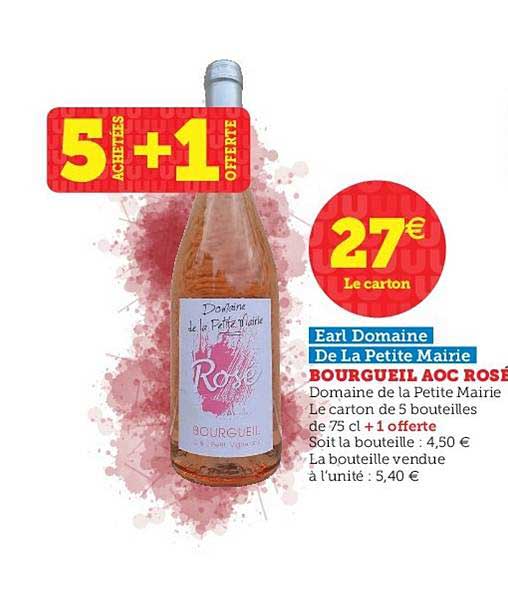 bourgueil aoc rosé earl domaine de la petite mairie