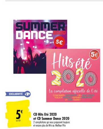 cd hits été 2020 et cd summer dance 2020
