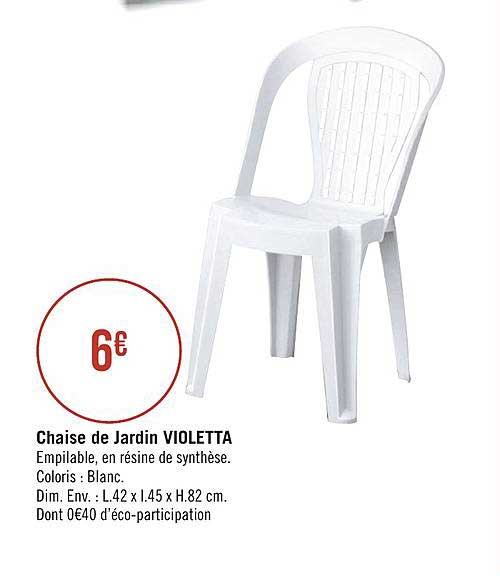 Chaise De Jardin Violetta