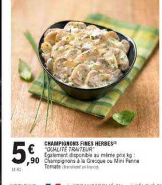 Champignons Fines Herbes