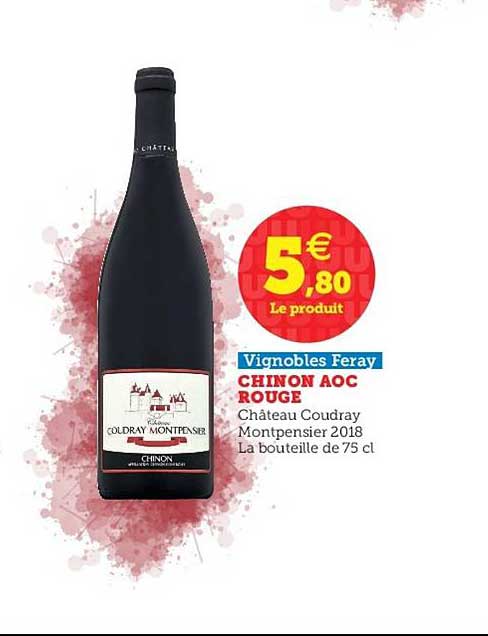 chinon aoc rouge vignobles feray