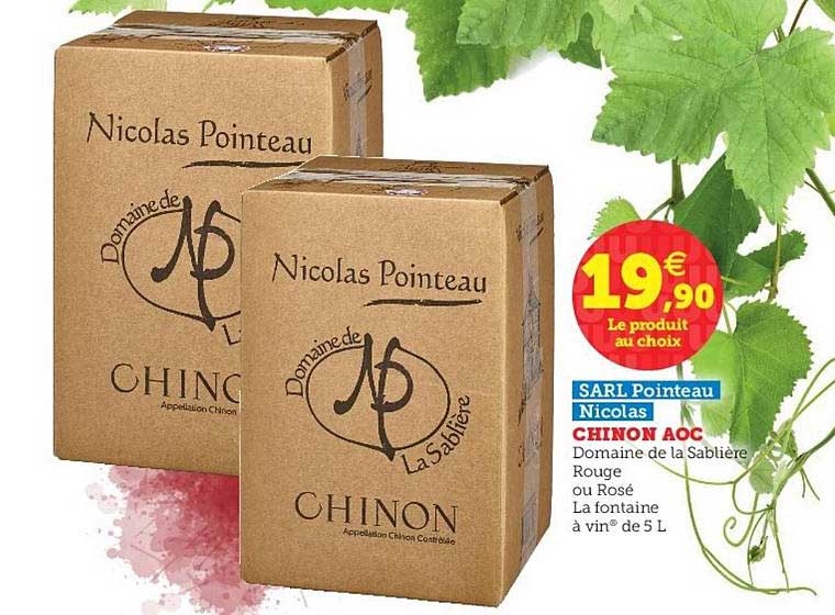 chinon aoc sarl pointeau nicolas