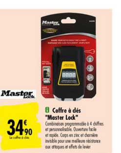 coffre à clés master lock