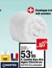 couette bien être légère