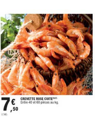 Crevette Rose Cuite