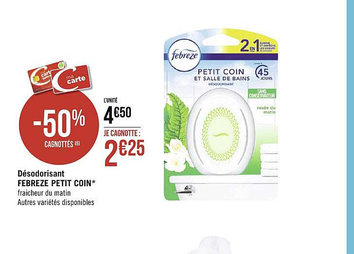 Désodorisant Febreze Petit Coin