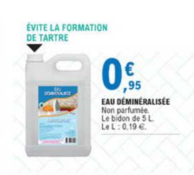 Eau Déminéralisée