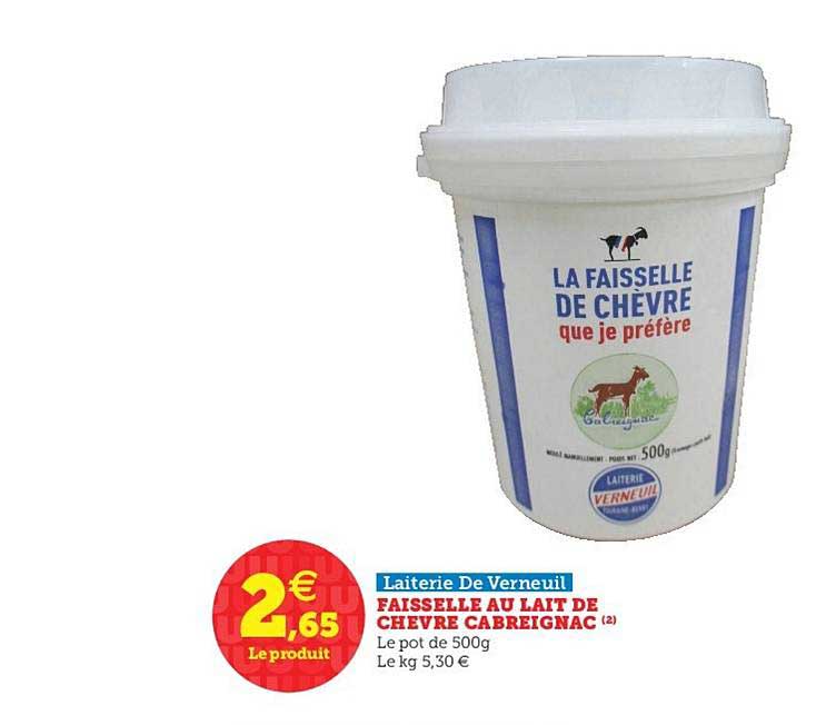 faisselle au lait de chèvre cabreignac laiterie de verneuil