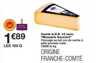 fromage au lait cru de vache à pâte pressée cuite