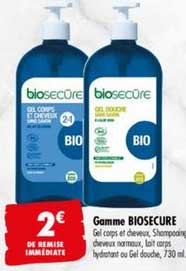 Gamme Biosecure