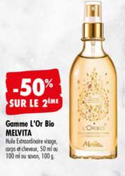 Gamme L'or Bio Melvita