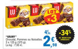 grany -34% de réduction immédiate