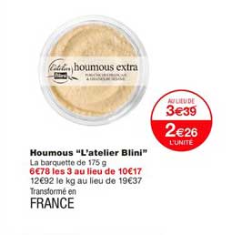 houmous l'atelier blini